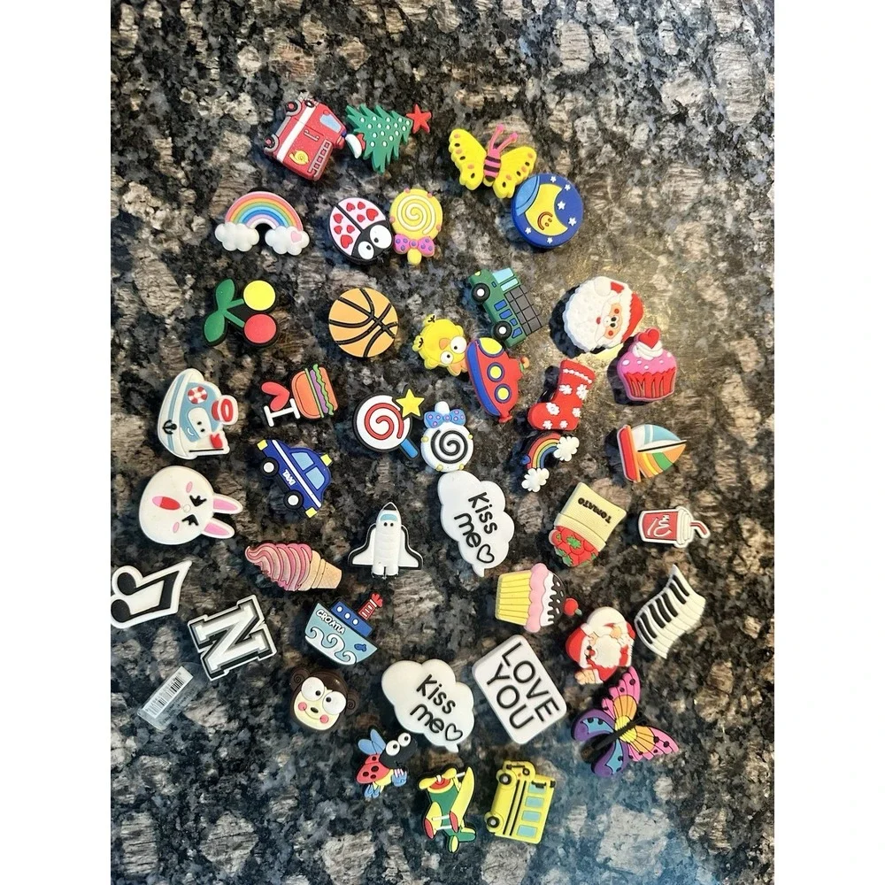 Lot of 40 Croc Charms - Jibbitz Boys & Girls